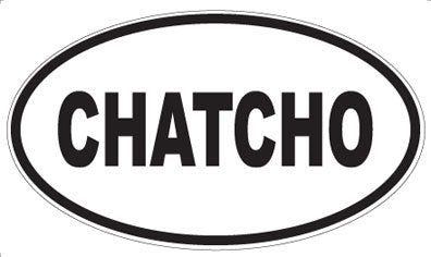 CHATCHO - Oval Magnet