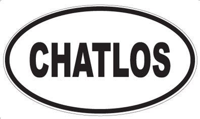 CHATLOS - Oval Magnet