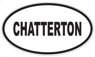 CHATTERTON - Oval Magnet