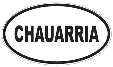 CHAUARRIA - Oval Magnet