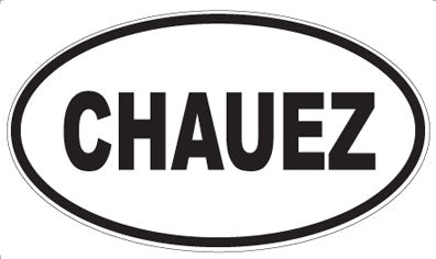 CHAUEZ - Oval Magnet