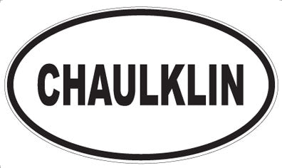 CHAULKLIN - Oval Magnet