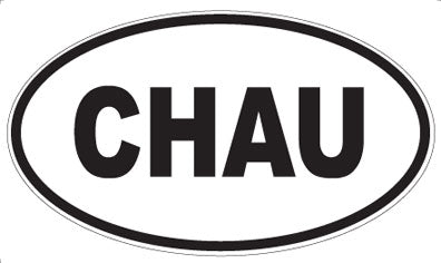 CHAU - Oval Magnet