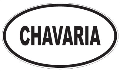 CHAVARIA - Oval Magnet