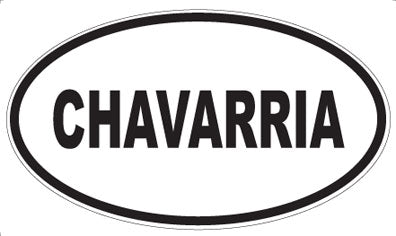 CHAVARRIA - Oval Magnet