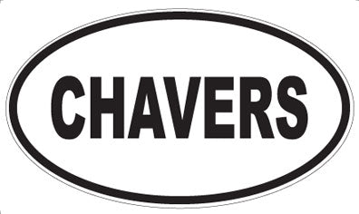 CHAVERS - Oval Magnet