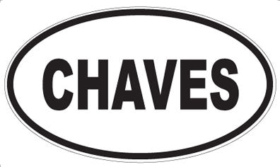 CHAVES - Oval Magnet