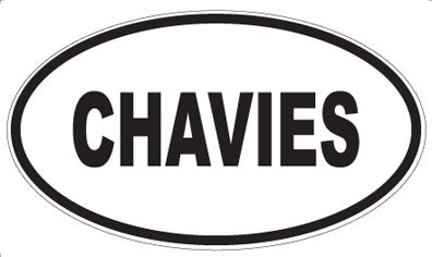 CHAVIES - Oval Magnet