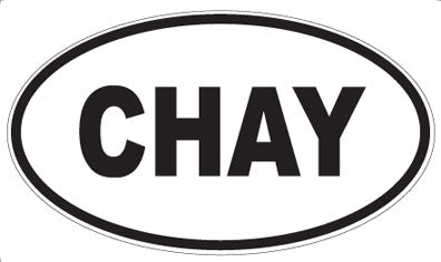 CHAY - Oval Magnet