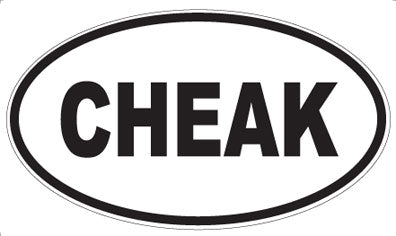 CHEAK - Oval Magnet