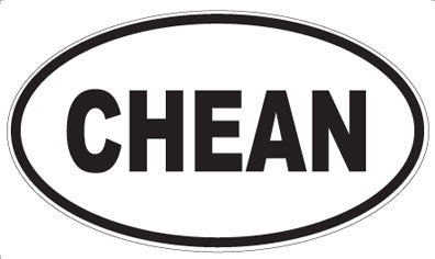 CHEAN - Oval Magnet