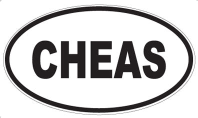 CHEAS - Oval Magnet