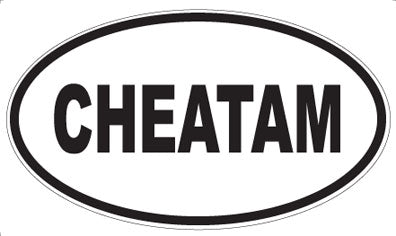 CHEATAM - Oval Magnet