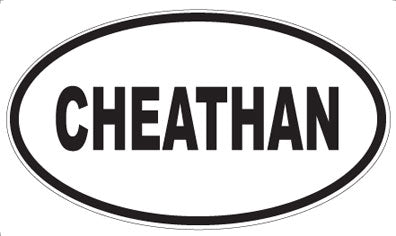CHEATHAN - Oval Magnet
