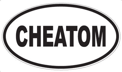 CHEATOM - Oval Magnet