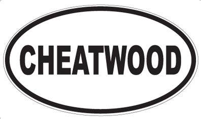 CHEATWOOD - Oval Magnet