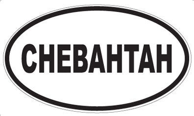 CHEBAHTAH - Oval Magnet