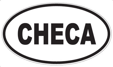 CHECA - Oval Magnet
