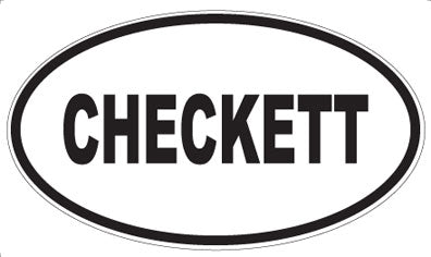 CHECKETT - Oval Magnet