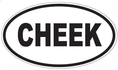 CHEEK - Oval Magnet
