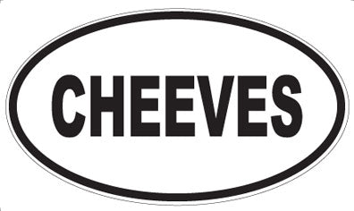 CHEEVES - Oval Magnet