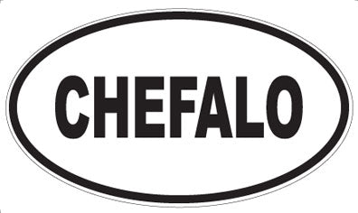 CHEFALO - Oval Magnet