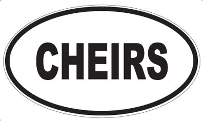 CHEIRS - Oval Magnet