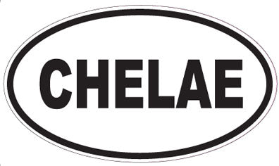 CHELAE - Oval Sticker