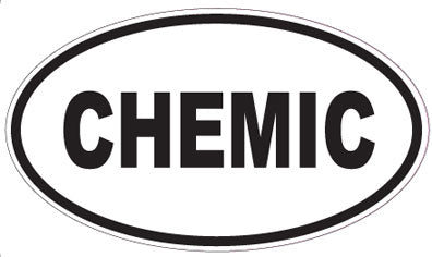 CHEMIC - Oval Sticker