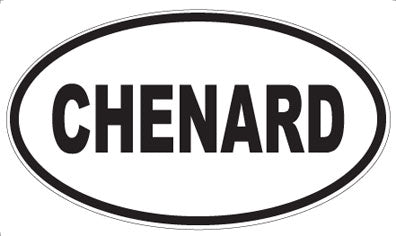 CHENARD - Oval Magnet