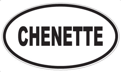 CHENETTE - Oval Magnet