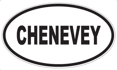 CHENEVEY - Oval Magnet