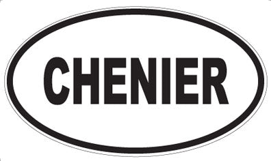 CHENIER - Oval Magnet