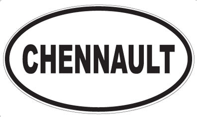 CHENNAULT - Oval Magnet