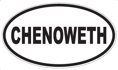 CHENOWETH - Oval Magnet