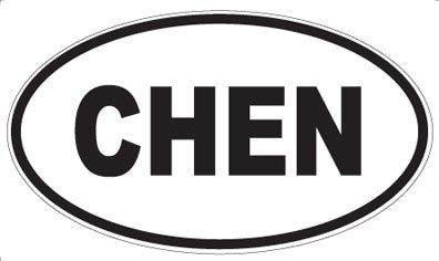 CHEN - Oval Magnet