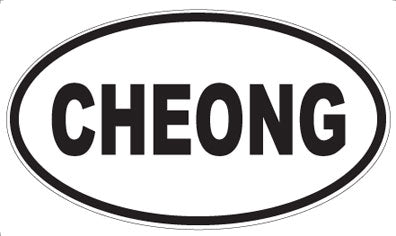 CHEONG - Oval Magnet
