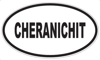 CHERANICHIT - Oval Magnet
