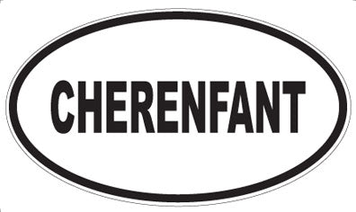 CHERENFANT - Oval Magnet