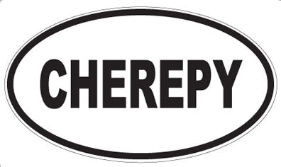 CHEREPY - Oval Magnet