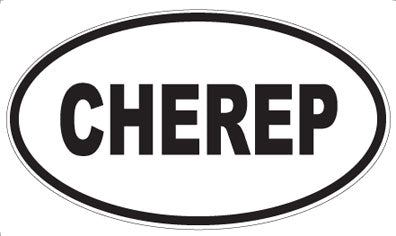CHEREP - Oval Magnet