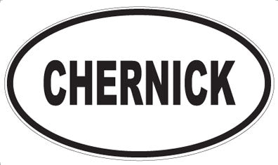 CHERNICK - Oval Magnet
