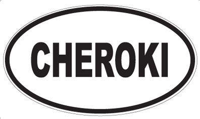 CHEROKI - Oval Magnet