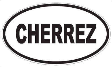 CHERREZ - Oval Magnet