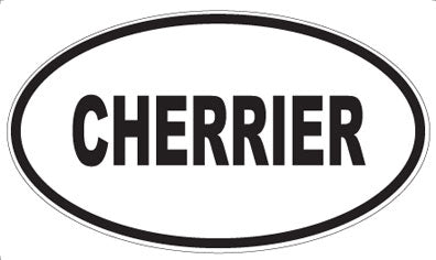 CHERRIER - Oval Magnet
