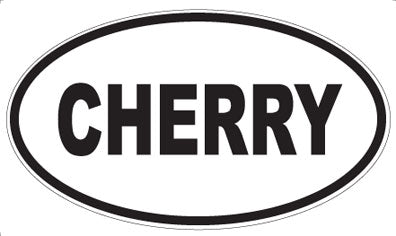CHERRY - Oval Magnet