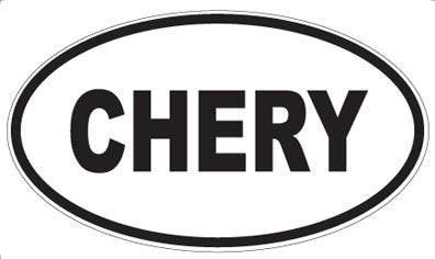CHERY - Oval Magnet
