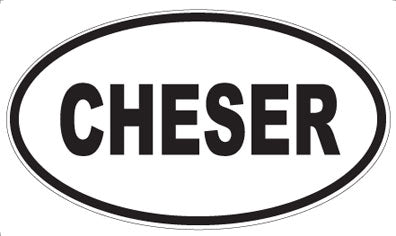 CHESER - Oval Magnet