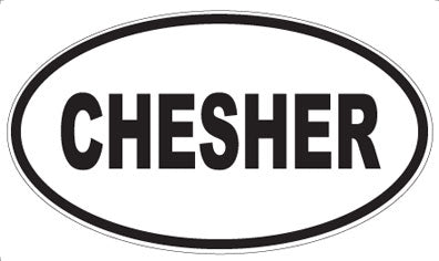 CHESHER - Oval Magnet