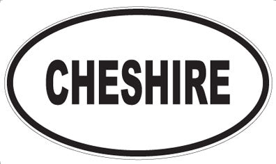 CHESHIRE - Oval Magnet